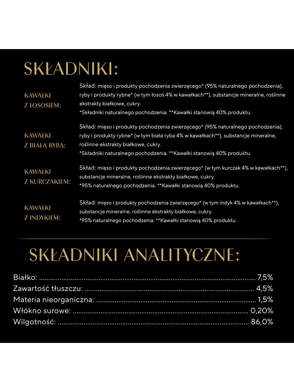 SHEBA Delicacy Fine Flakes Wybór Smaków saszetki 4x85 g – mokra karma pełnoporcjowa dla dorosłych kotów, w galaretce (kawałki z: łososiem, białą rybą, kurczakiem, indykiem)