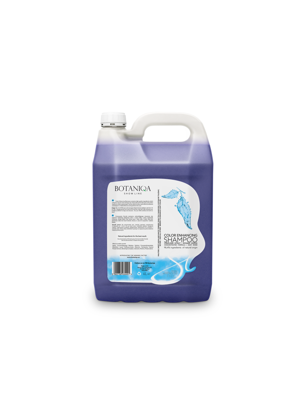 BOTANIQA Color Enhancing Shampoo szampon rozświetlający 4L