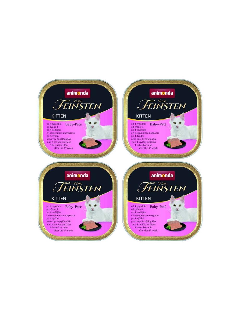ANIMONDA Cat Vom Feinsten Baby Pate 6 x 100g