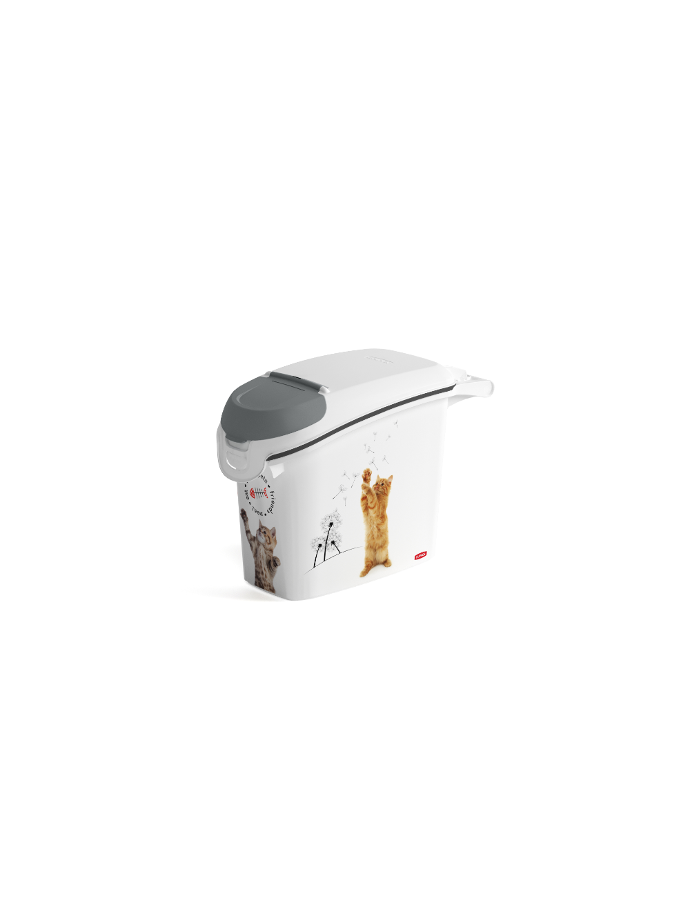 CURVER Love Pets Cats  pojemnik do przechowywania żwirku lub karmy 6kg 23x50x36cm