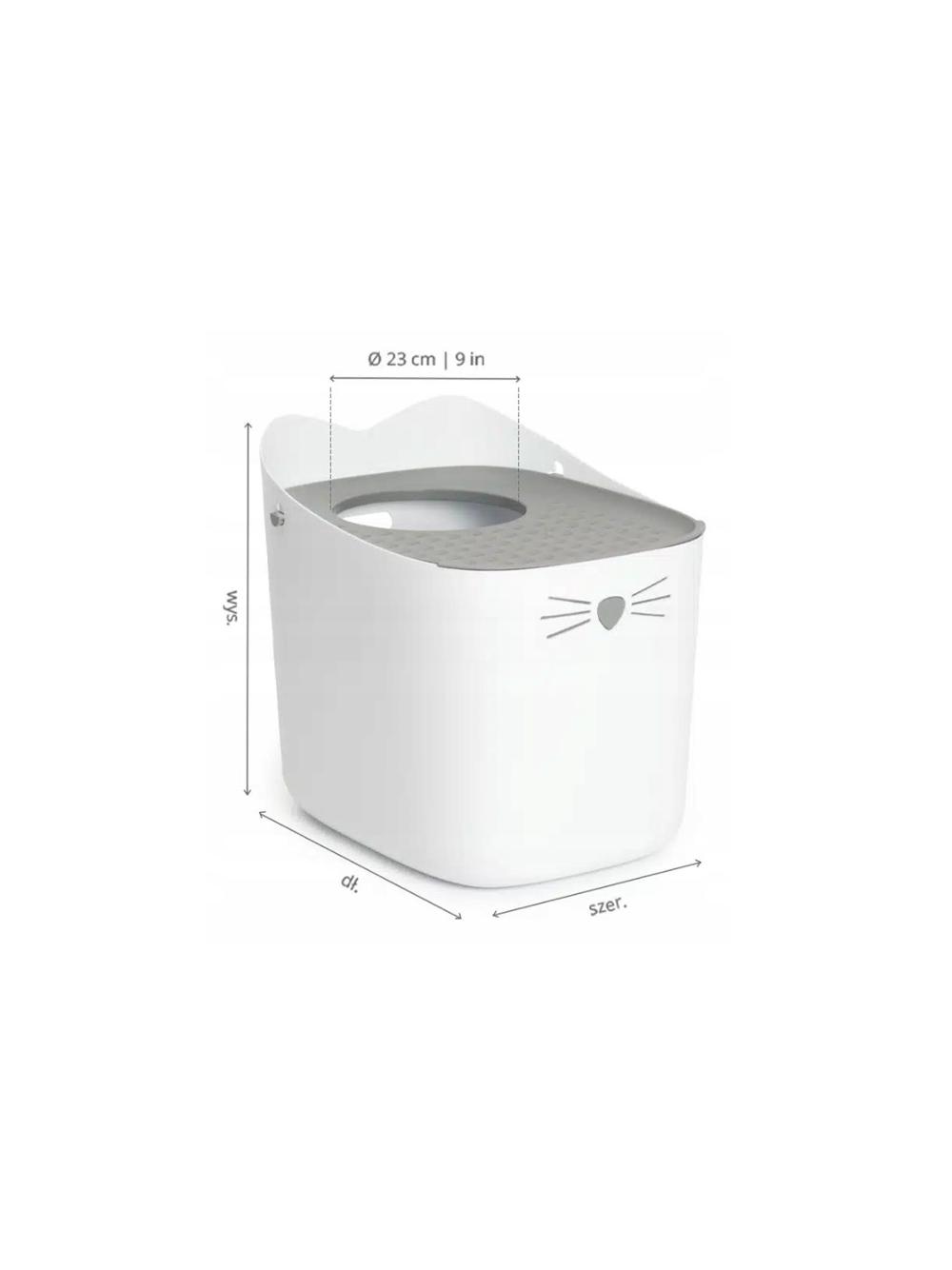 Hagen Pixi Box, Kuweta dla kota, szara, 48x41x52 cm