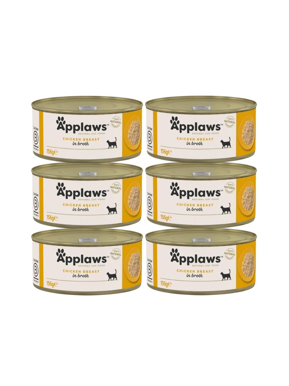Applaws Cat Pierś z Kurczaka 6x156g PUSZKA