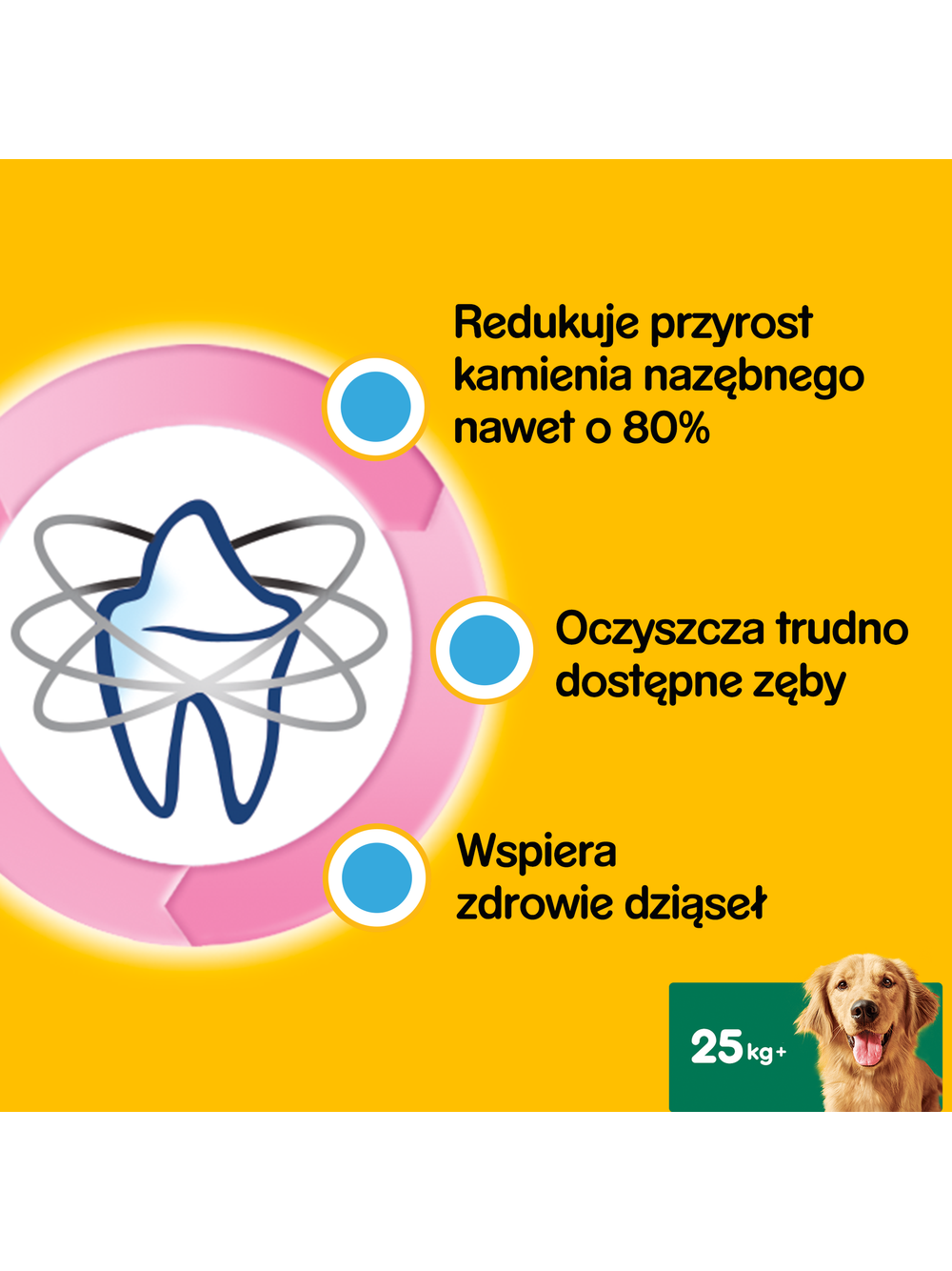 PEDIGREE DentaStix (duże rasy) przysmak dentystyczny dla psów 56 szt. - 8x270g