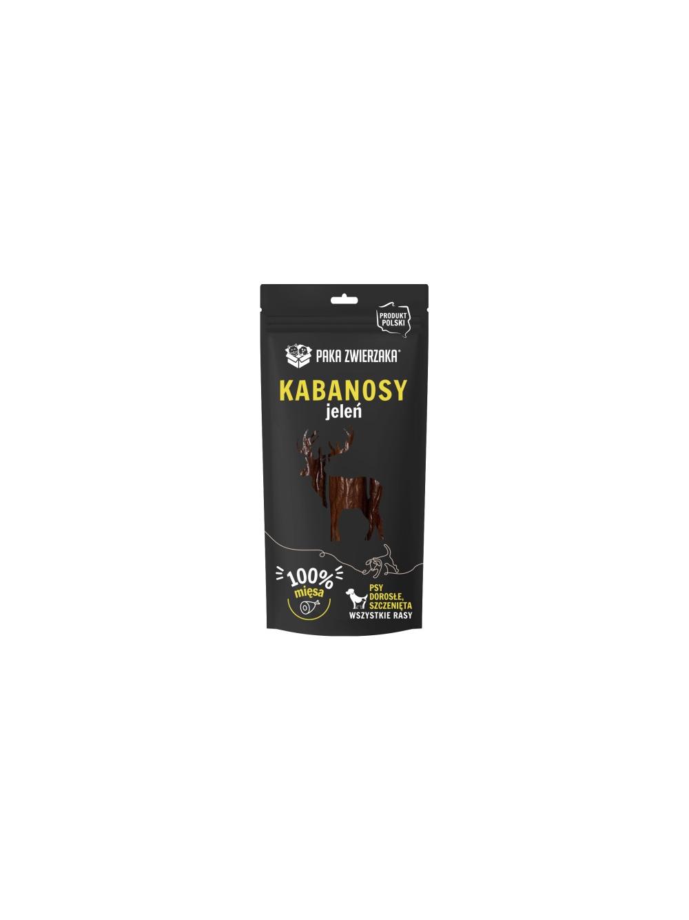 PAKA ZWIERZAKA- Kabanosy z jelenia 3 szt (80g)