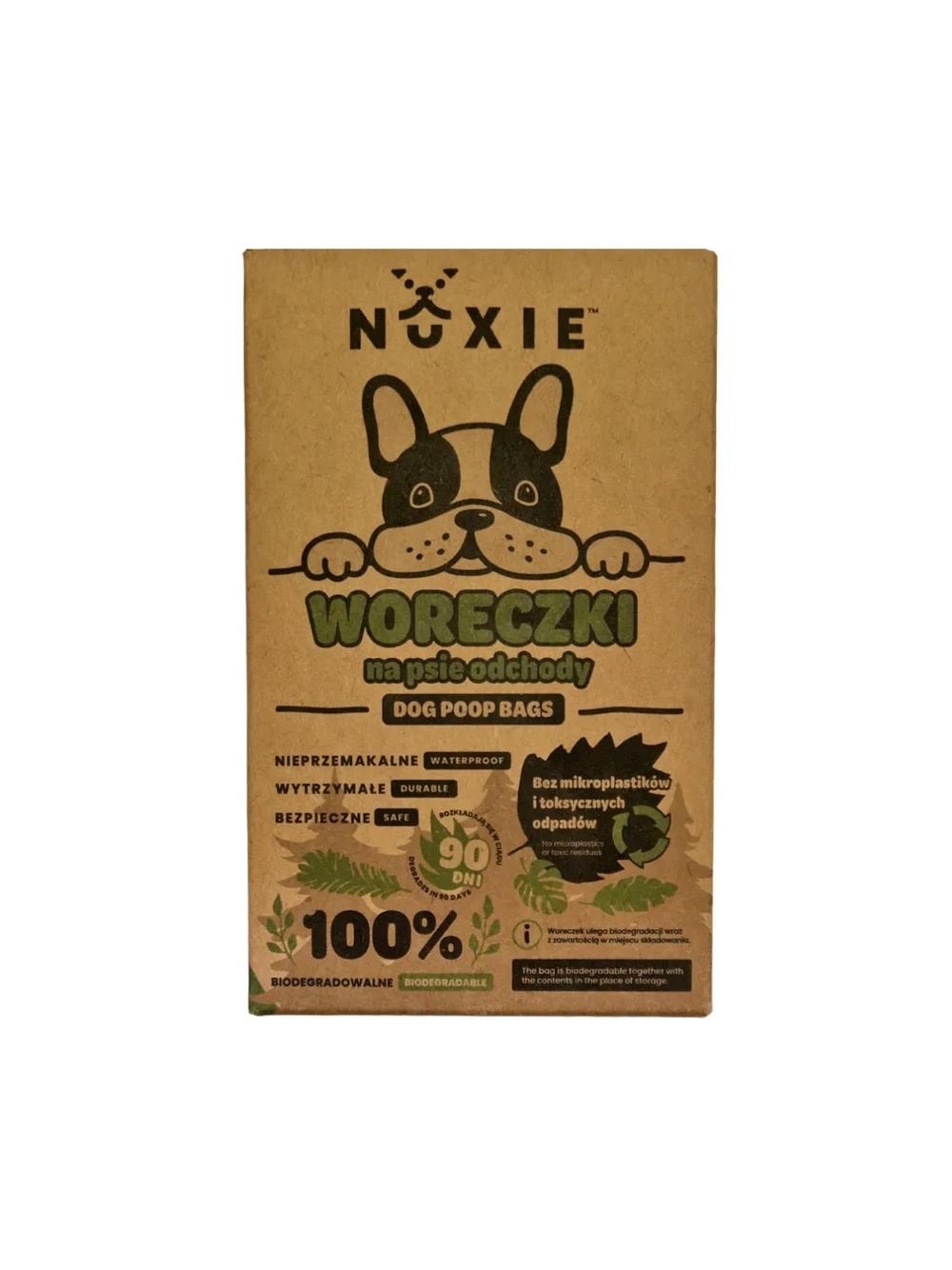 NUXIE® Woreczki na psie odchody biodegradowalne bio pudełko 225szt.