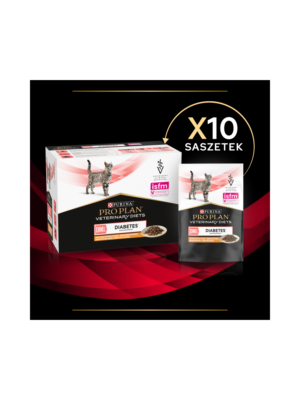 PRO PLAN Veterinary Diets DM St/Ox Diabetes Management Karma dla kotów 85g