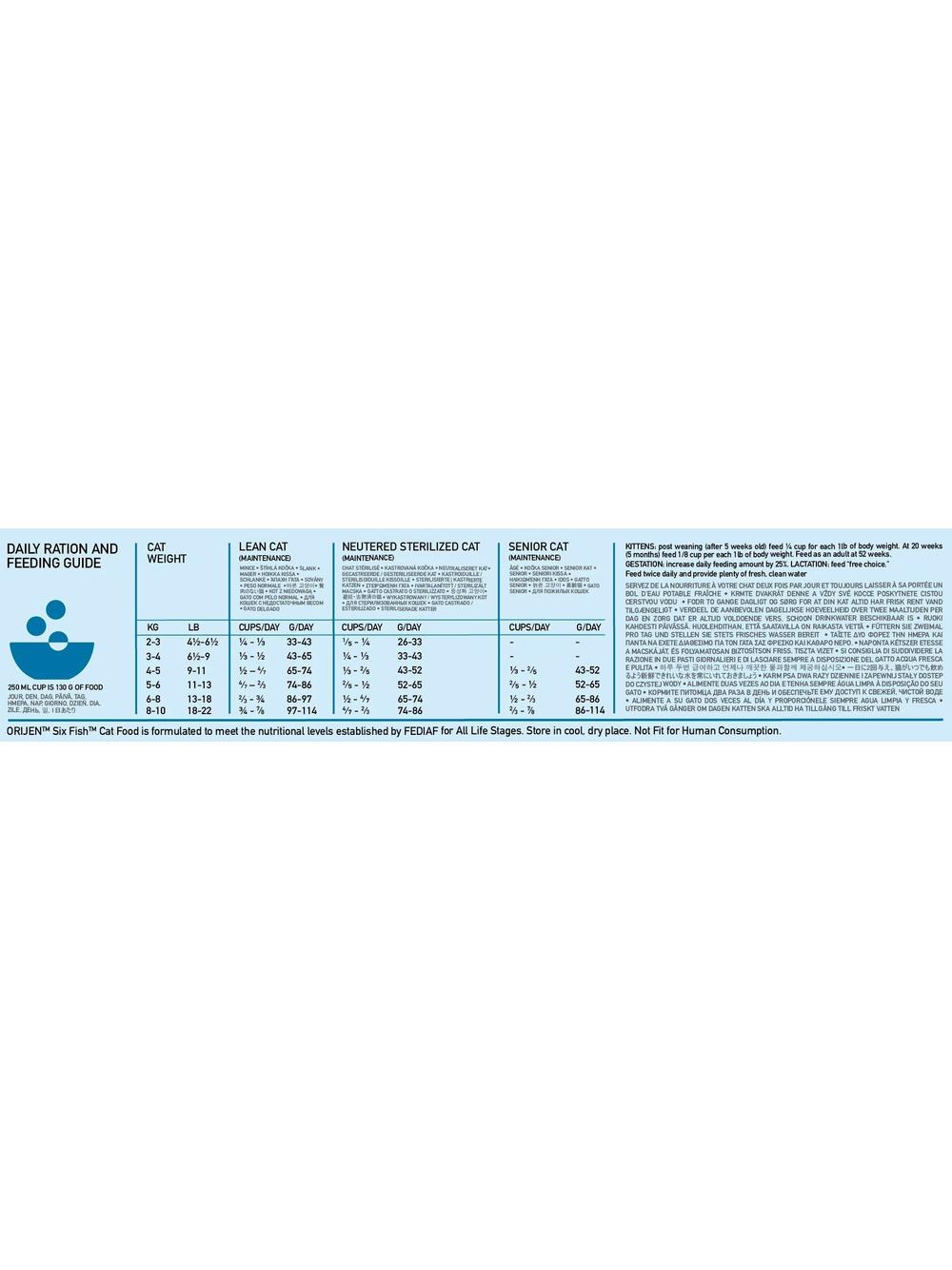 ORIJEN Six Fish cat 5,4kg