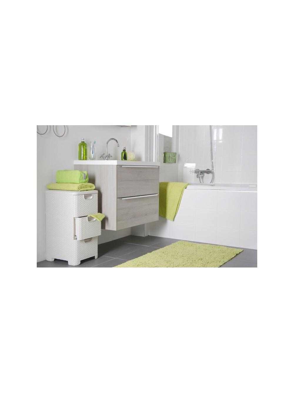 Curver Regał z szufladami 3x14L STYLE kremowy