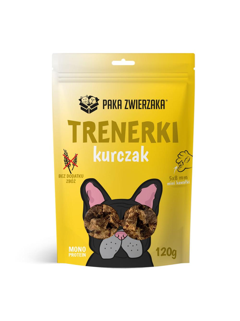 PAKA ZWIERZAKA -Trenerki Kurczak 120g