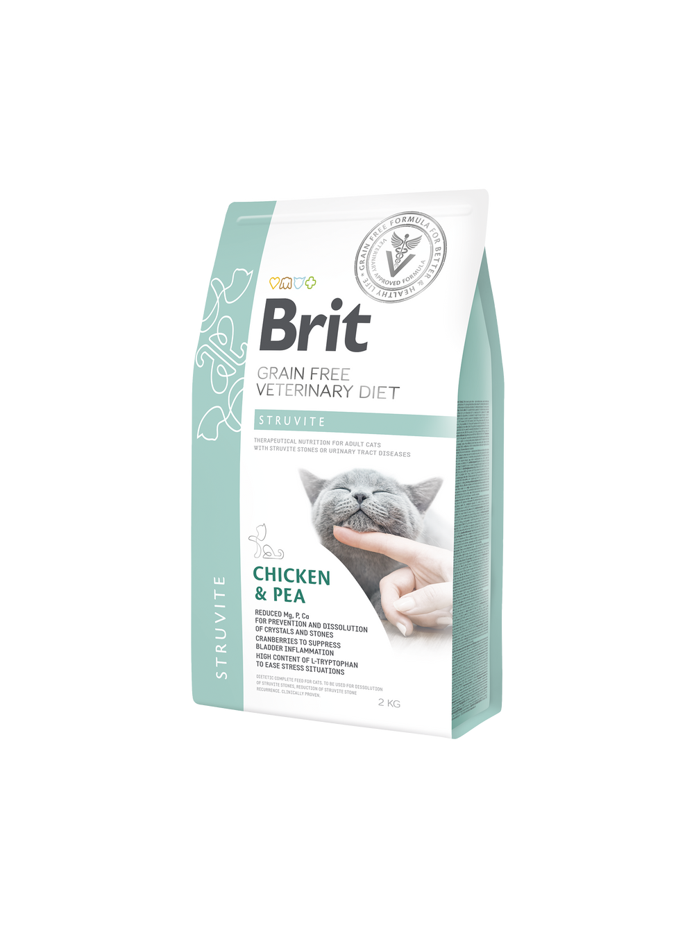 Brit gf veterinary diets cat Struvite 2kg