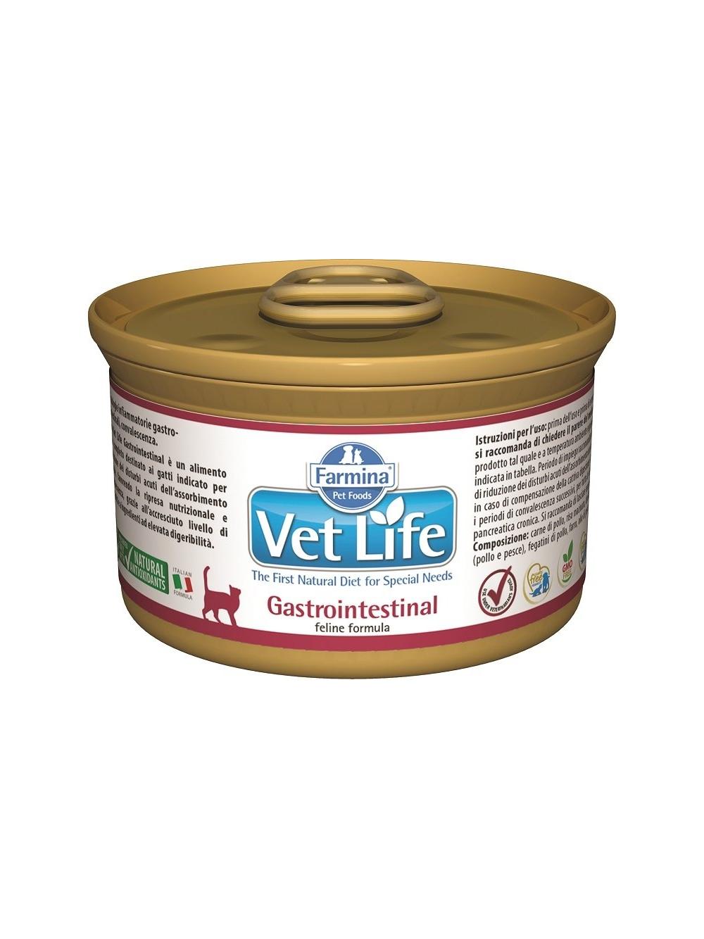 Farmina Vet Life Gastrointestinal Cat 12x85g