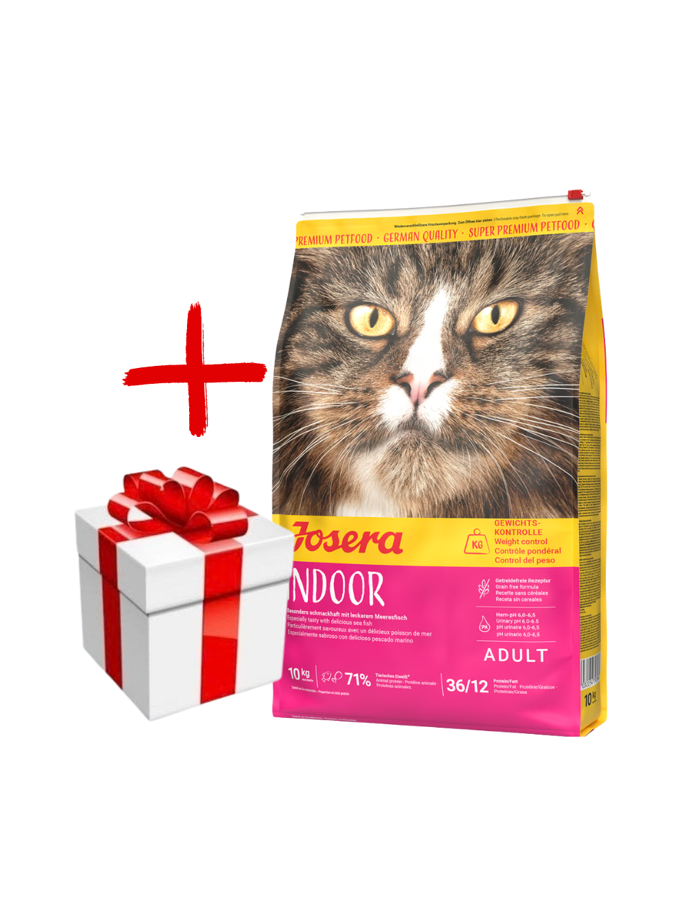 JOSERA Indoor 10kg  + niespodzianka dla kota GRATIS!