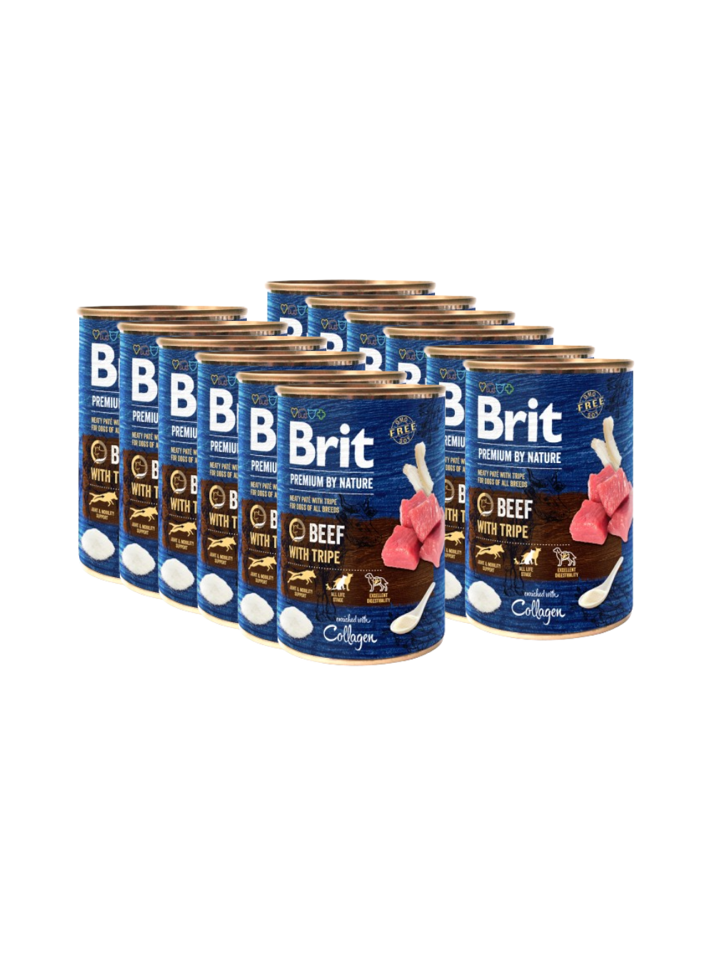 Brit Premium by Nature Beef with Tripe 12x400g