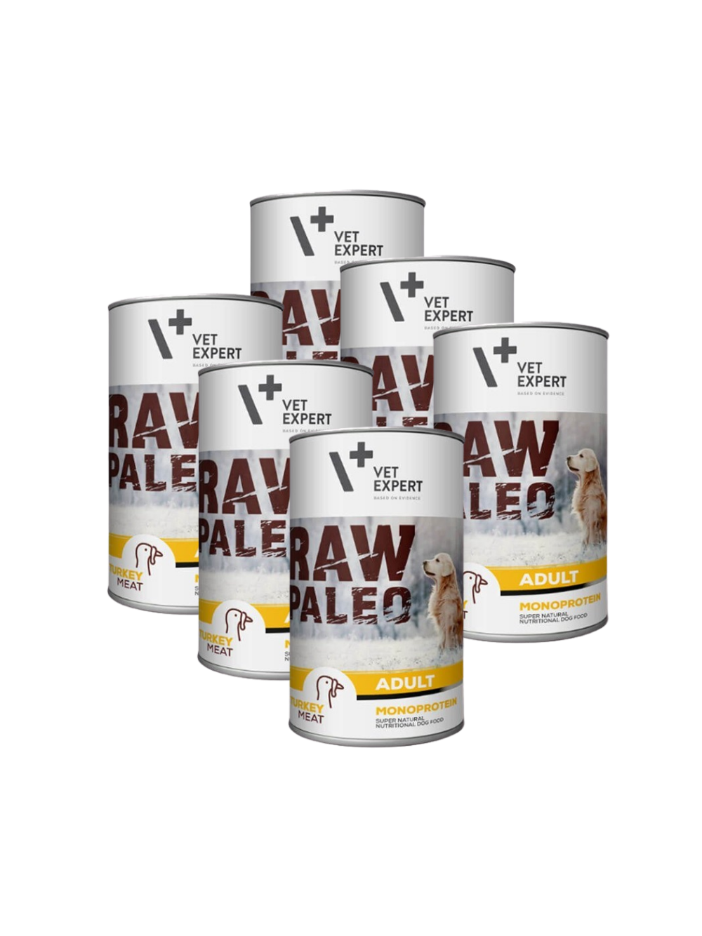 Vetexpert RAW PALEO adult turkey 6x400g - indyk puszka