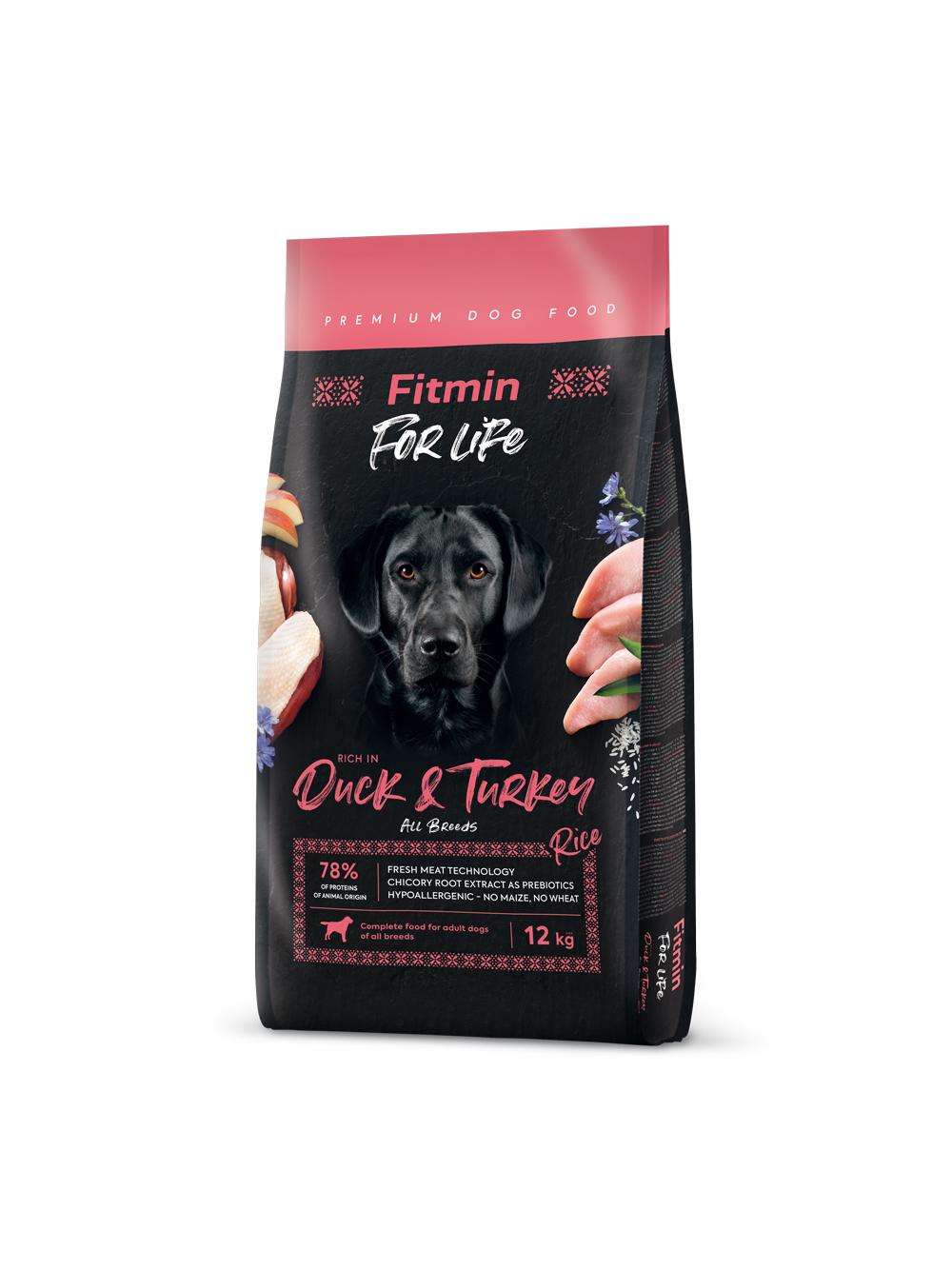 FITMIN For Life Duck & Turkey 12 kg