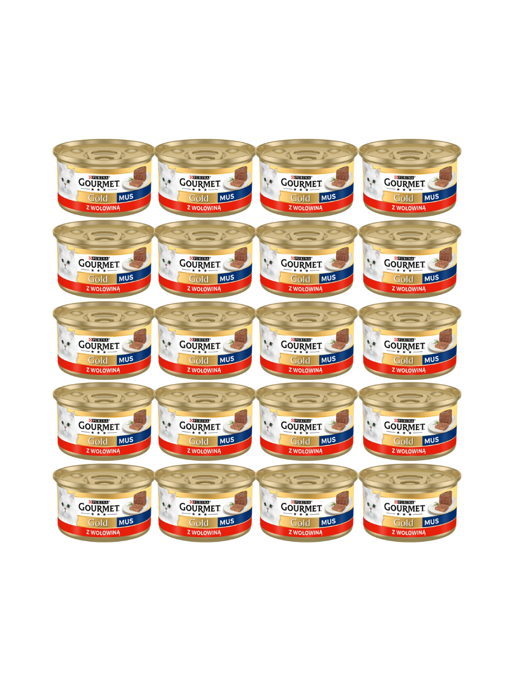 Purina Gourmet Gold mus z wołowiną 72x85g