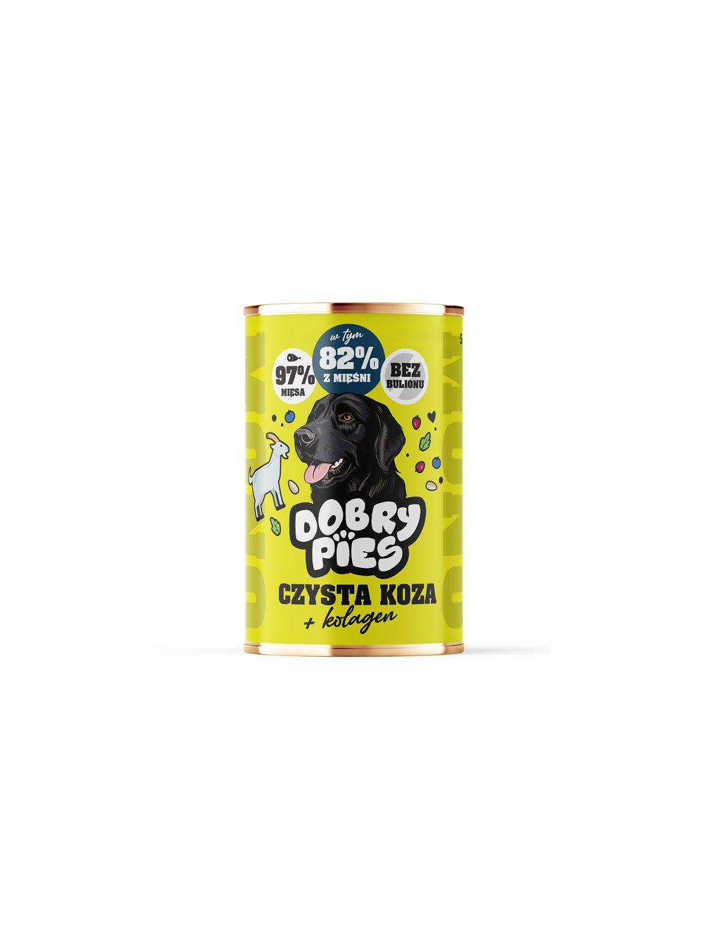 Dobry Pies Mono Koza z kolagenem 400g