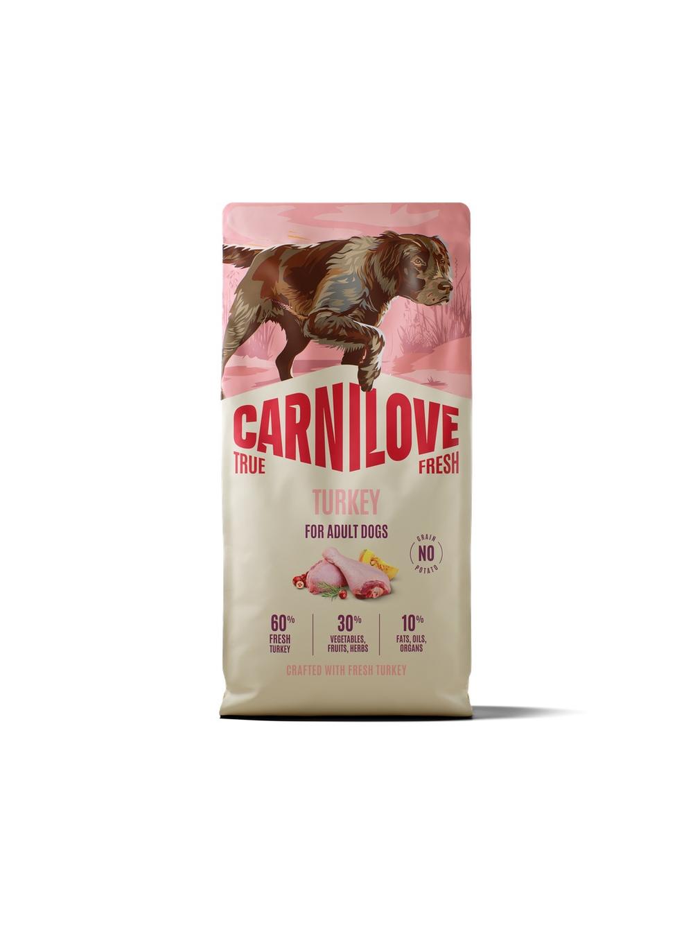 Carnilove True Fresh Dog Turkey for Adult 12kg