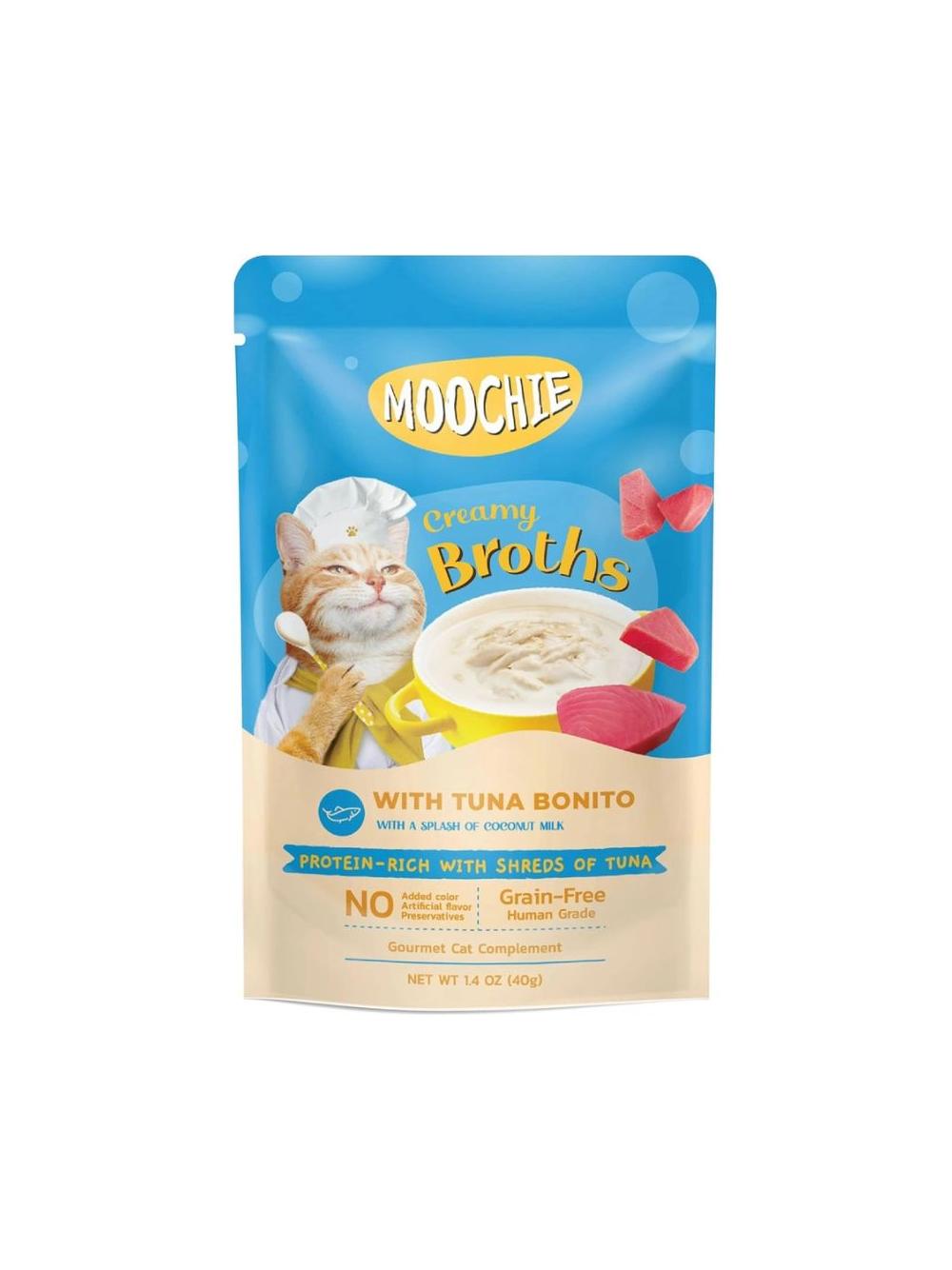 MOOCHIE Creamy Broth With Tuna Bonito Grain-Free 40g