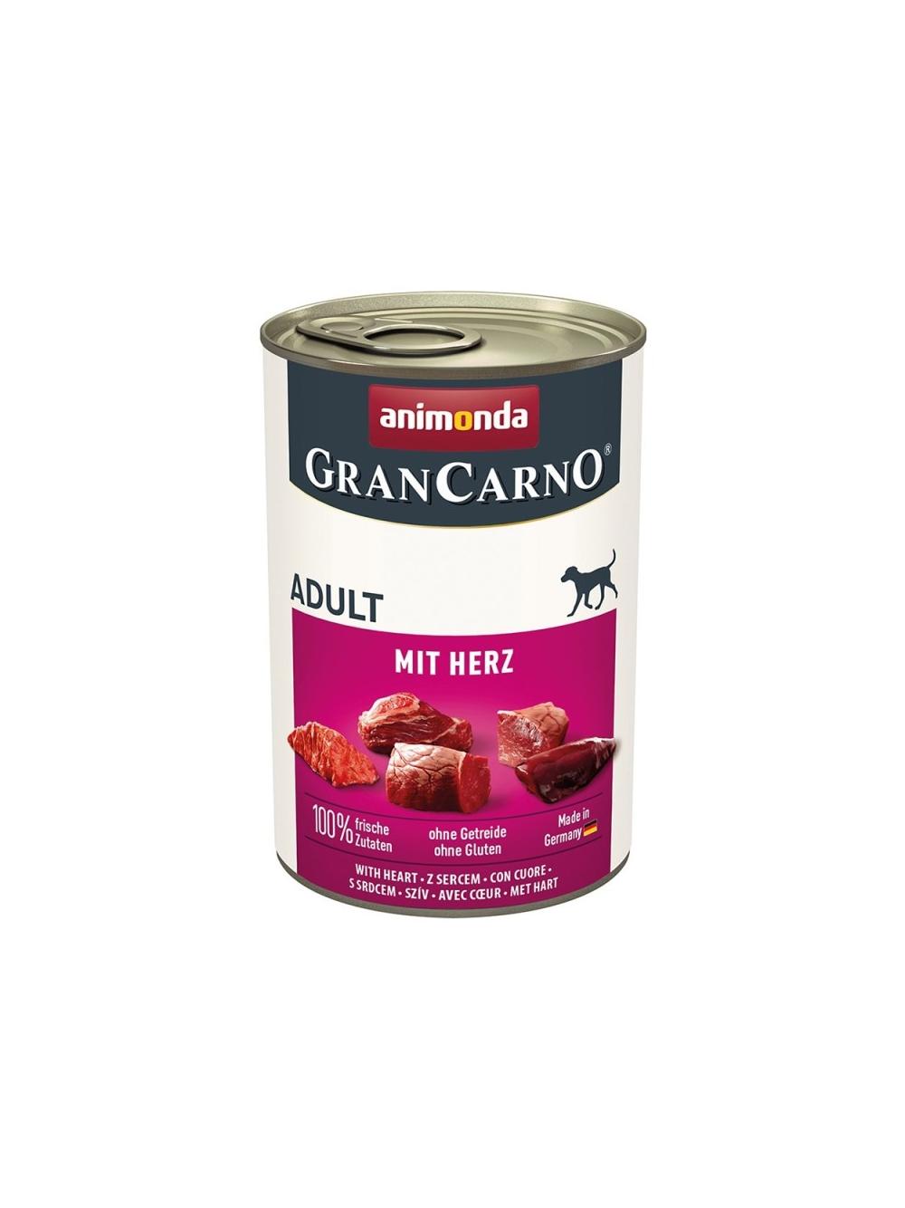 ANIMONDA GranCarno Adult Dog z sercami 12x400g