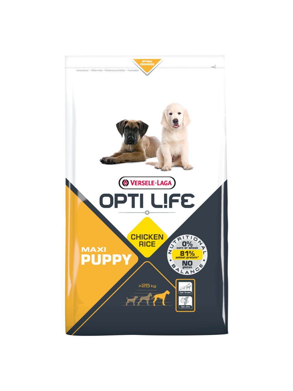 VERSELE-LAGA Opti Life Puppy Maxi 12,5kg + niespodzianka dla psa GRATIS!