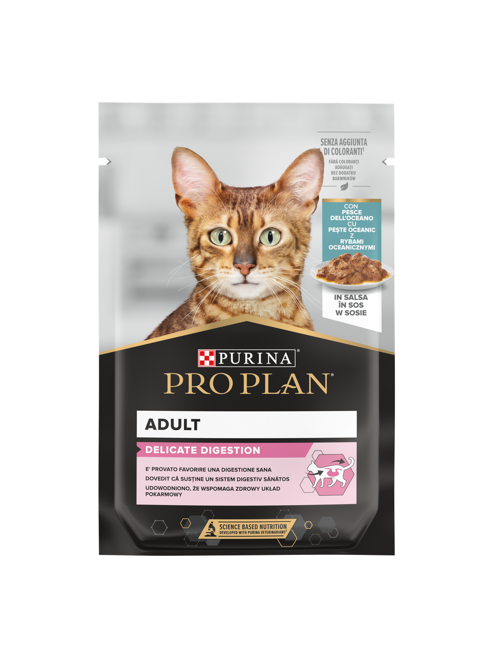 PRO PLAN Delicate Digestion Karma dla kotów z rybą oceaniczną 85g