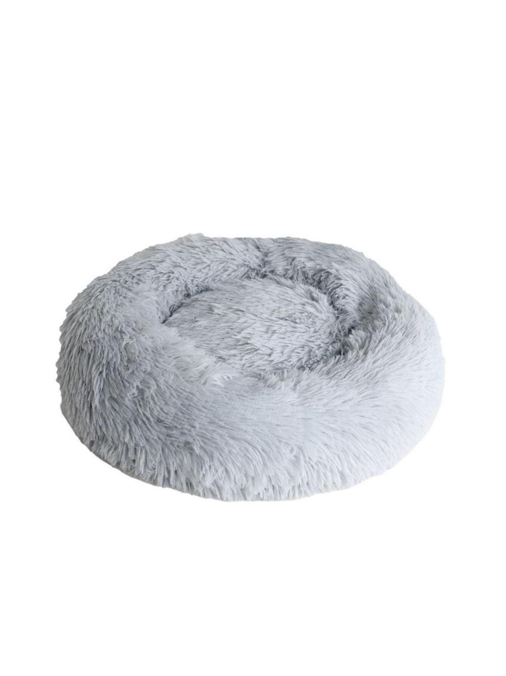 SNAPPY legowisko dla zwierząt przytulne donut szary S 50x50x15cm