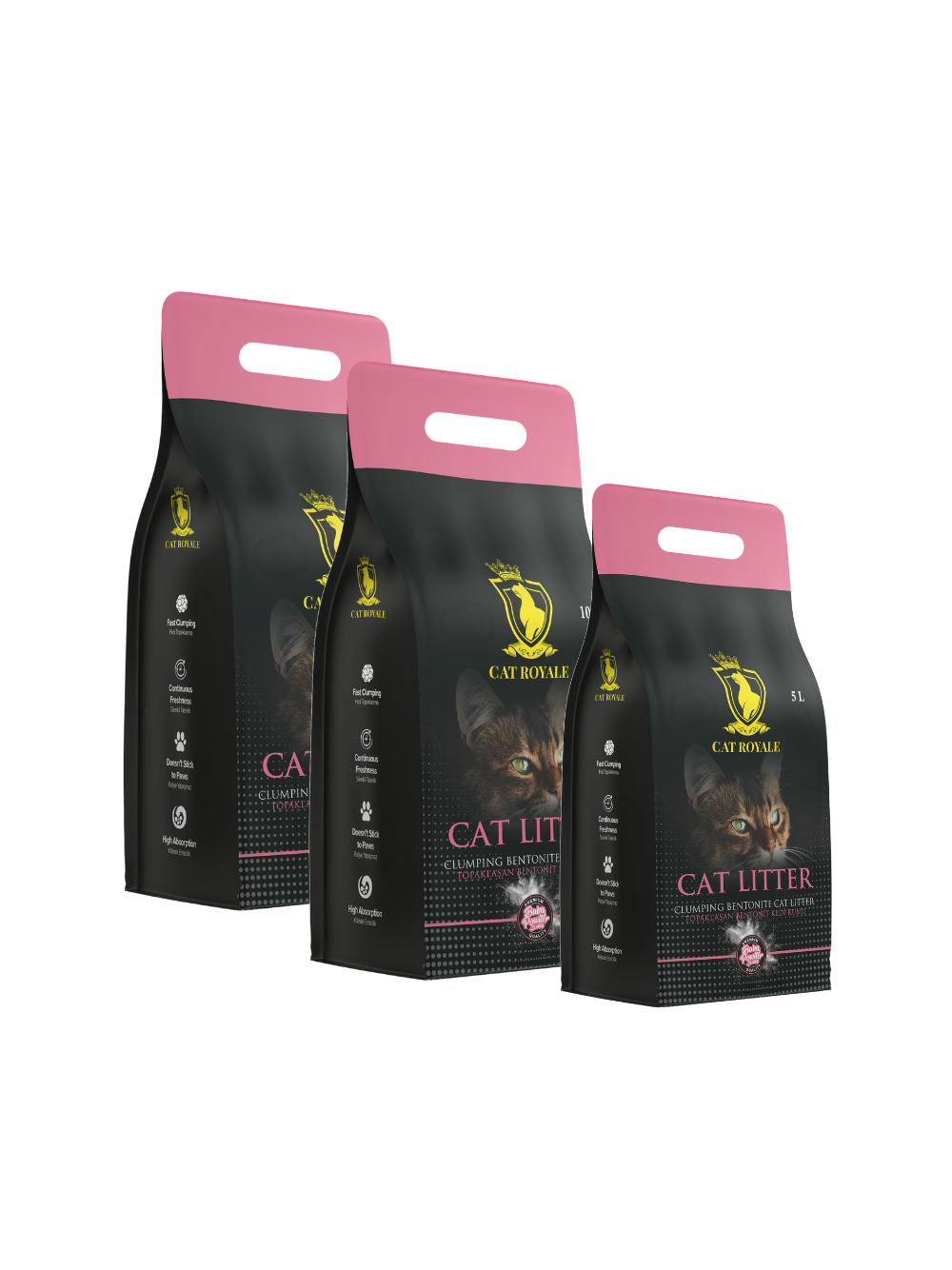 Cat Royale Baby Powder żwirek bentonitowy 25l