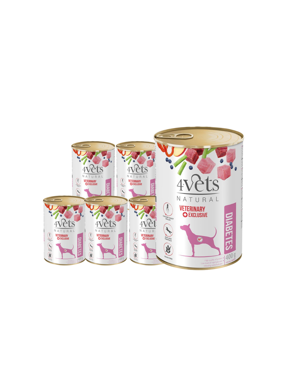 4Vets Dog Diabetes 6x400g