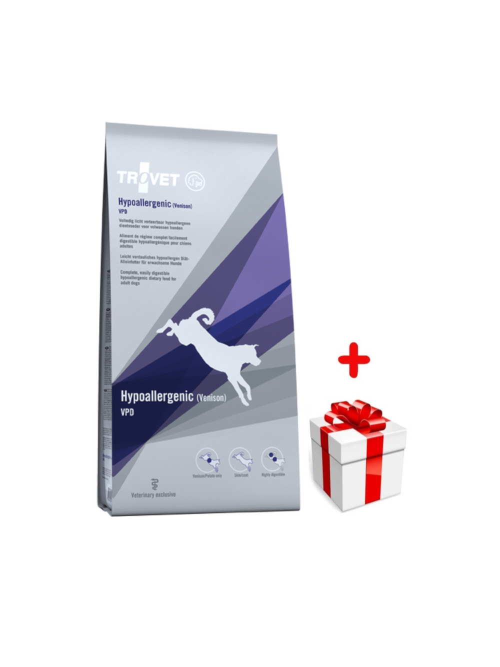 TROVET VPD Hypoallergenic - Venison (dla psa) 3kg + niespodzianka dla psa GRATIS!