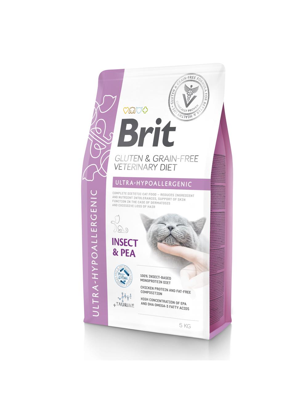 BRIT GF Veterinary Diets Cat Ultra-Hypoallergenic 5kg