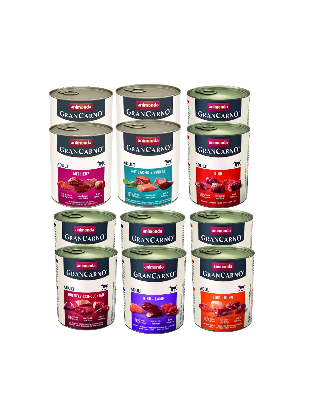 ANIMONDA Grancarno Adult Dog Mix Smaków 12x800g