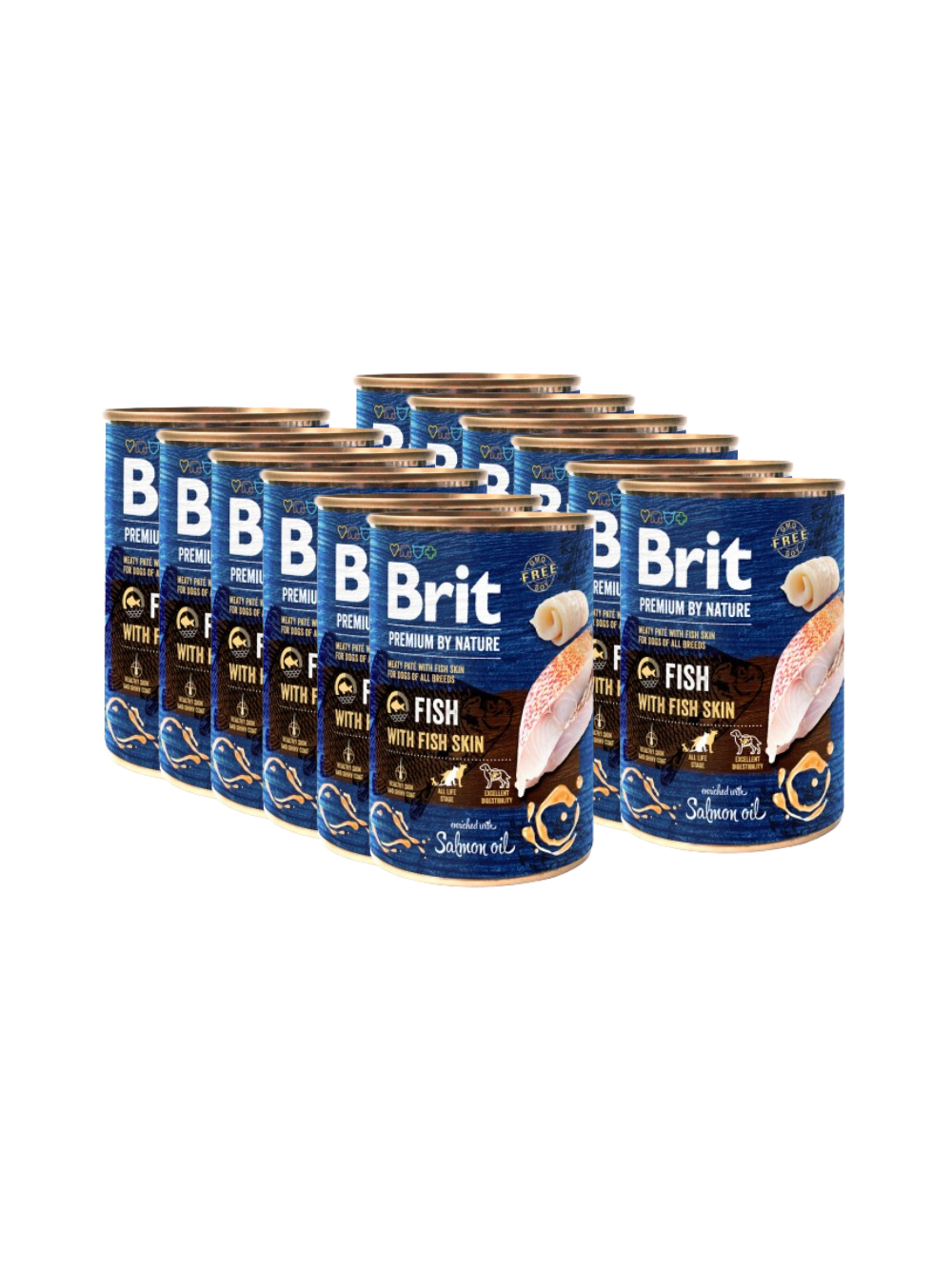 Brit Premium by Nature Fish with Fish Skin 12x400g