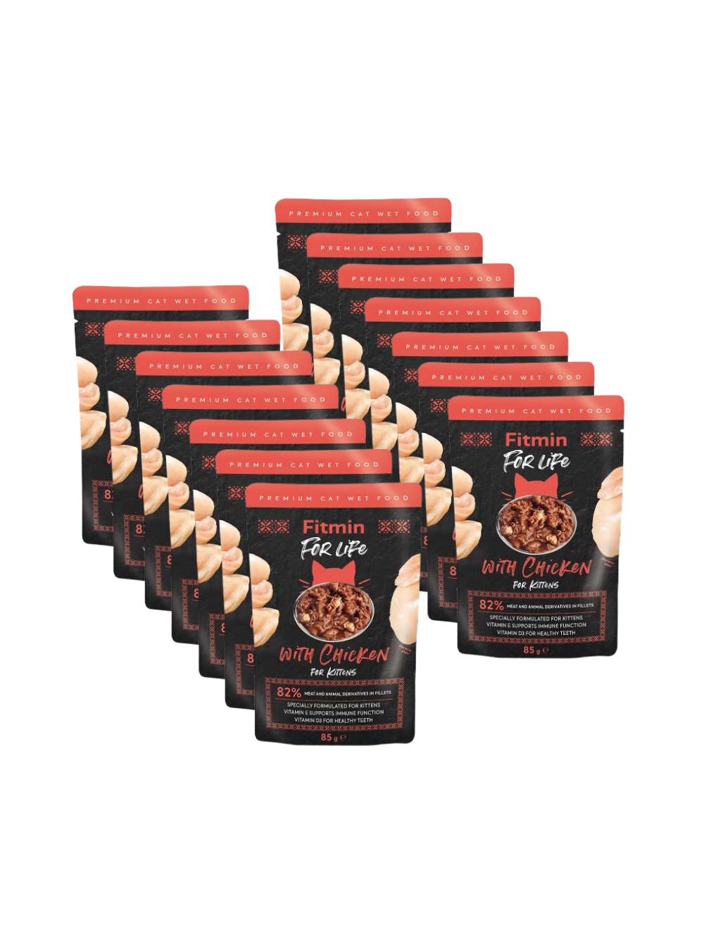 Fitmin Cat For Life Kitten Chicken 14x85g