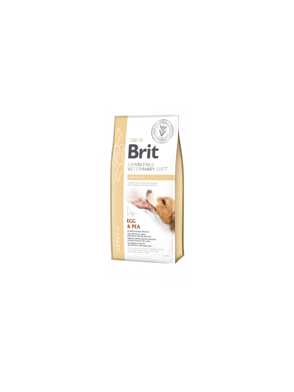 Brit gf veterinary diets dog Hepatic 12kg