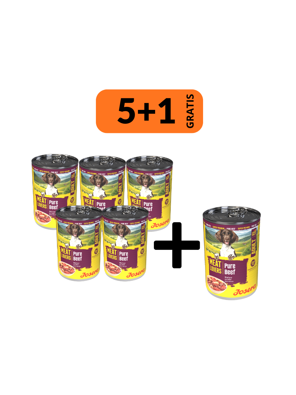 JOSERA Meatlovers Pure Wołowina 6x400g