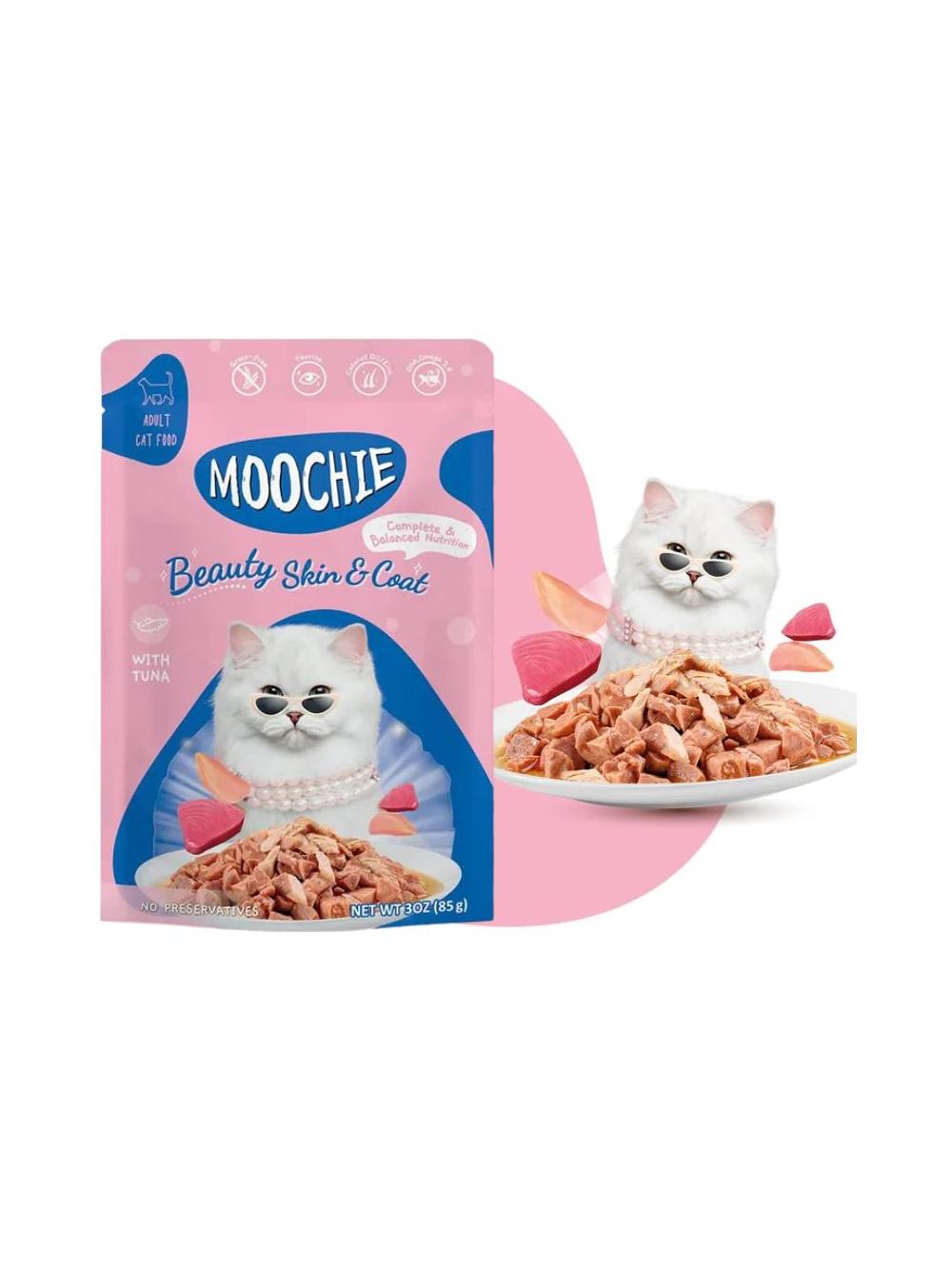 MOOCHIE Beauty Skin&Coat Mince With Tuna 70g piękna skóra i sierść
