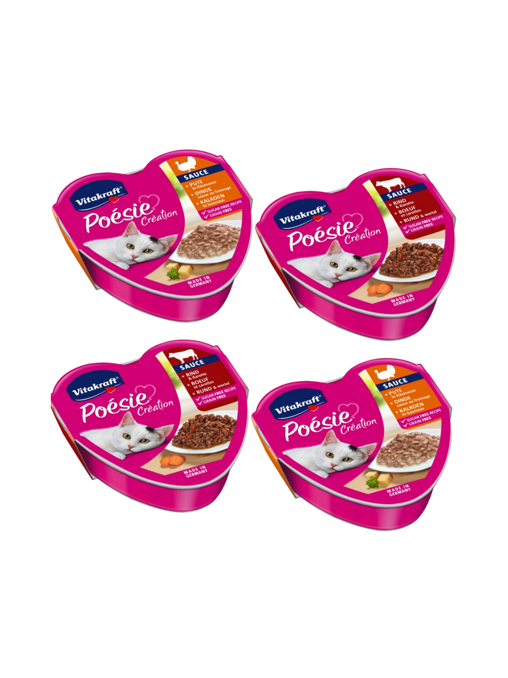 Vitakraft POESIE mokra karma dla kota Mix Smaków 4x85g