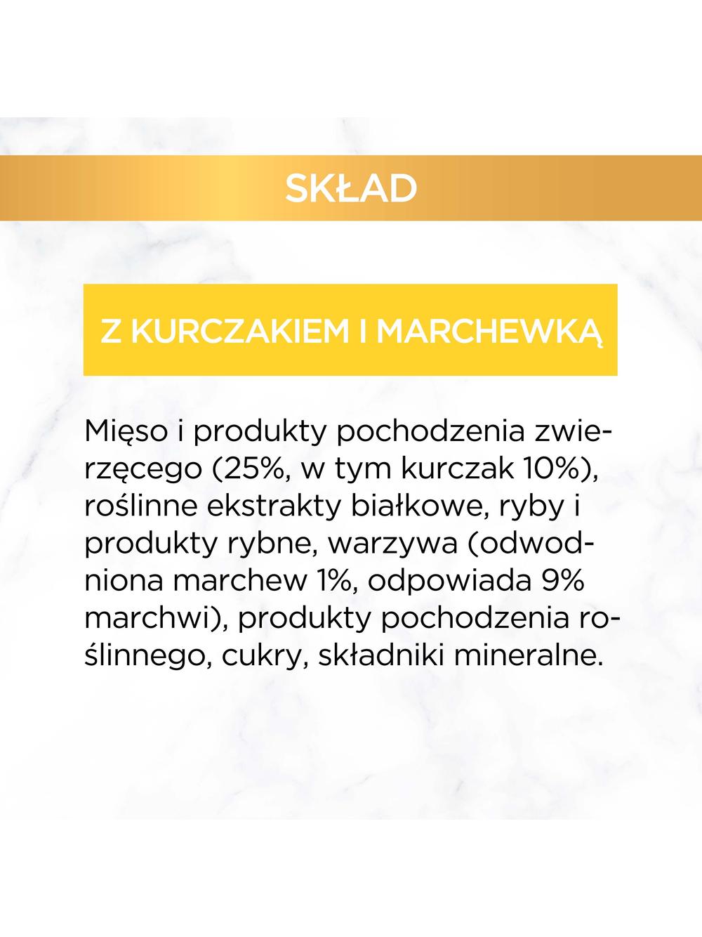 Purina Gourmet Gold Savoury Cake z kurczakiem i marchewką 48x85g