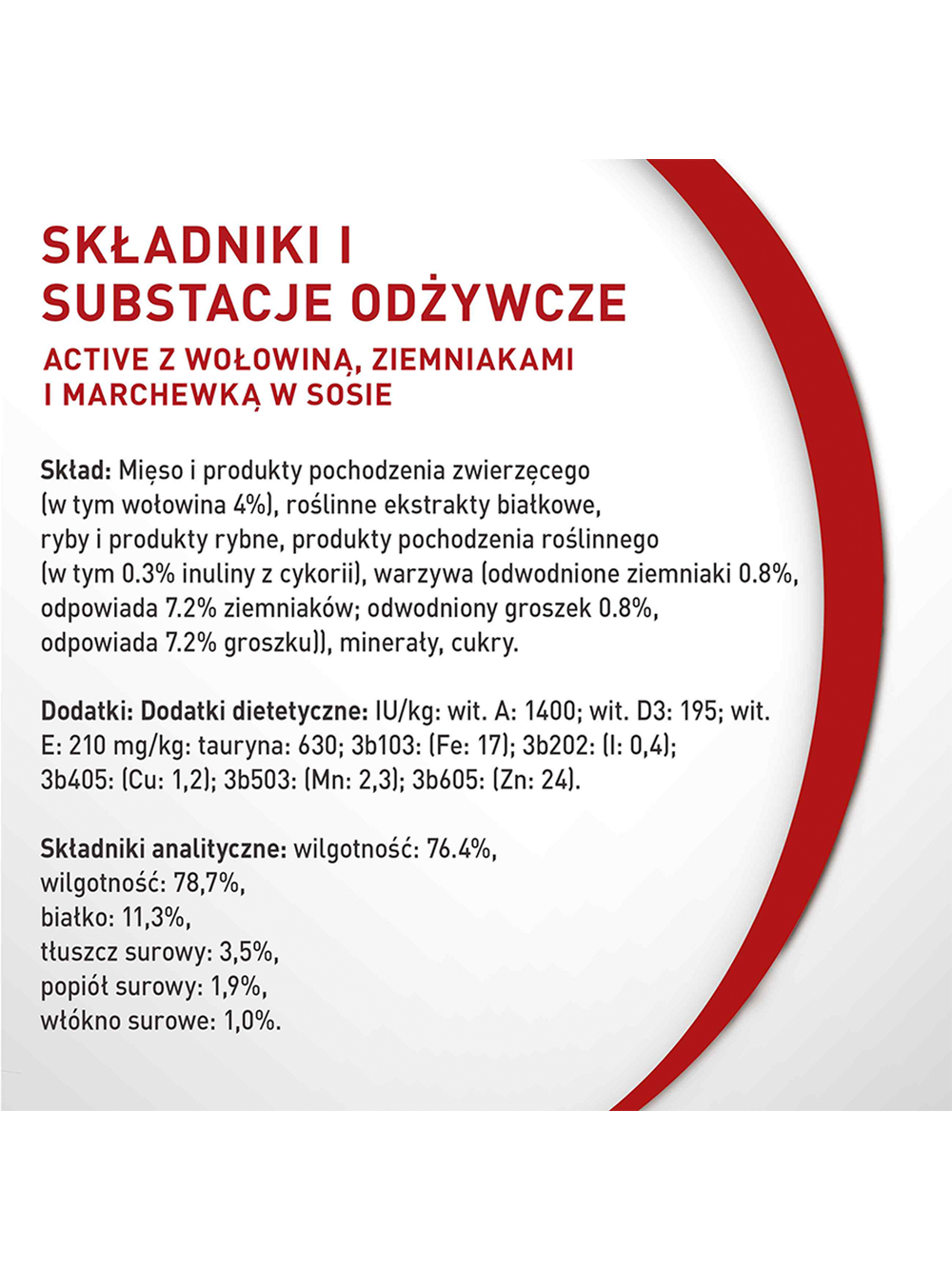 Purina One Mini/Small Active Karma dla psów 26x85g