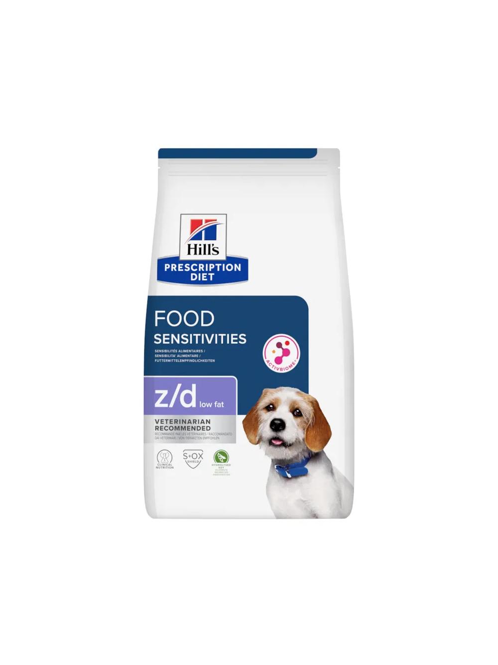 HILL'S PD Prescription Diet Canine z/d Food Sensitivities Low Fat 3kg