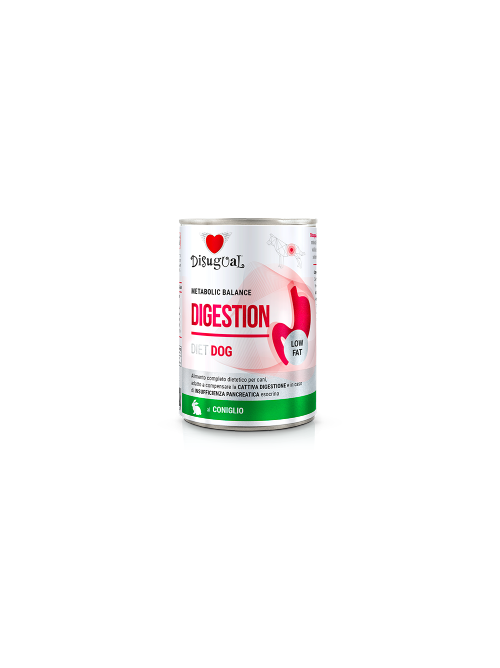 Disugual Karma mokra dla psa Weterynaryjna DIGESTION Królik (dorosły) 6x400g
