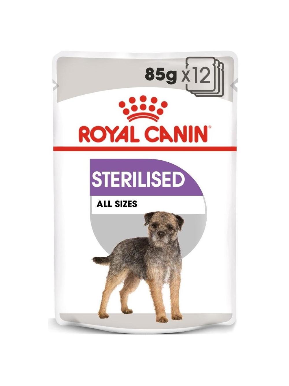 ROYAL CANIN CCN Sterilised 12x85g karma mokra - pasztet dla psów dorosłych, sterylizowanych