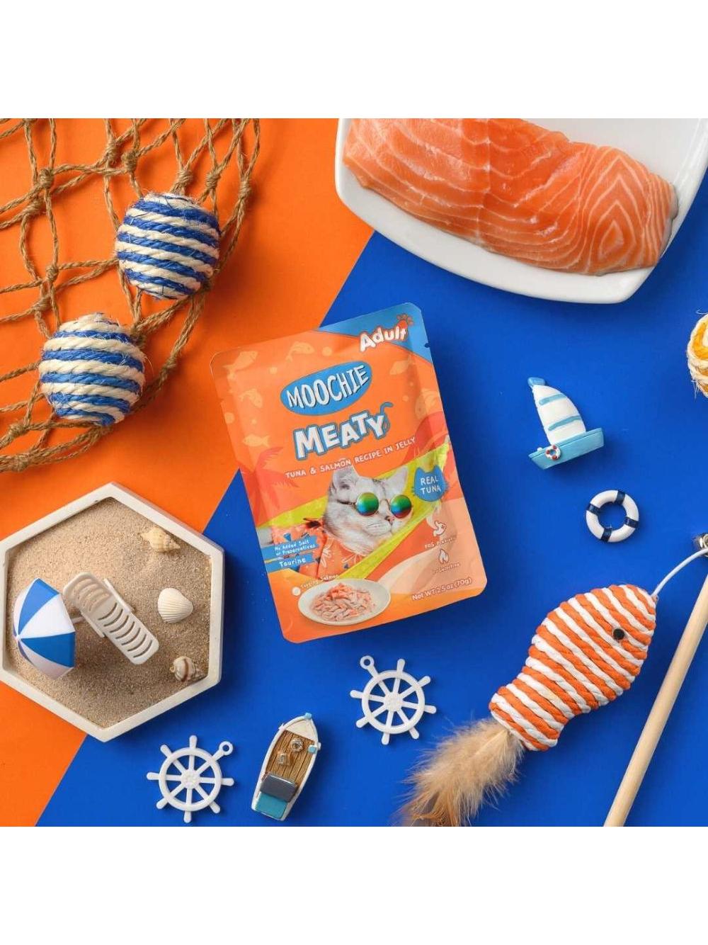 MOOCHIE Tuna & Salmon In Jelly 70g