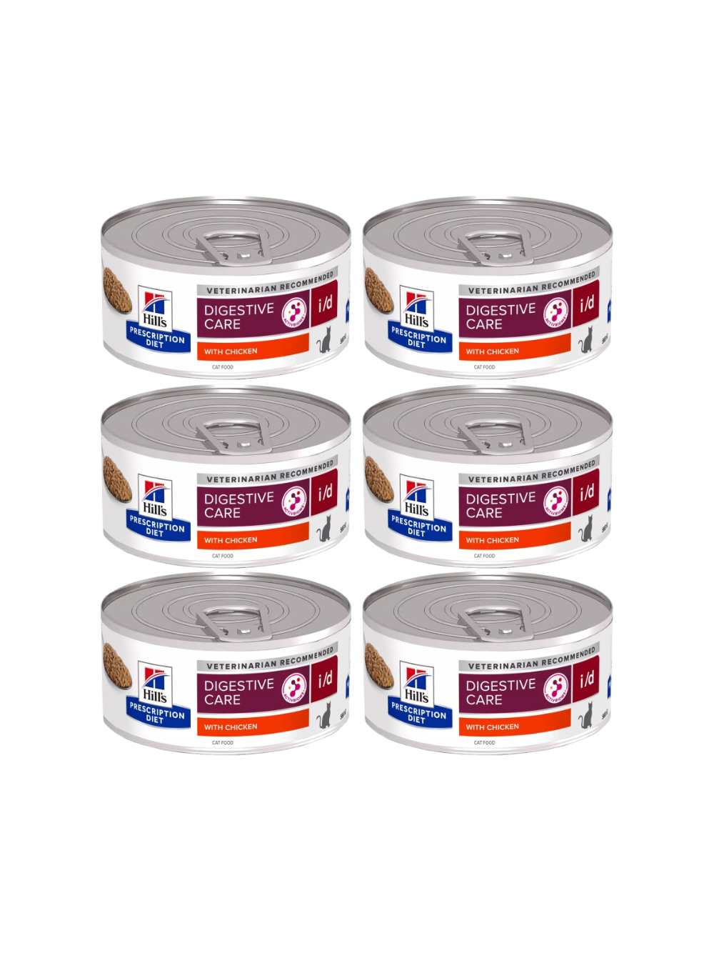 HILL'S PD Prescription Diet Feline i/d 6x156g - puszka