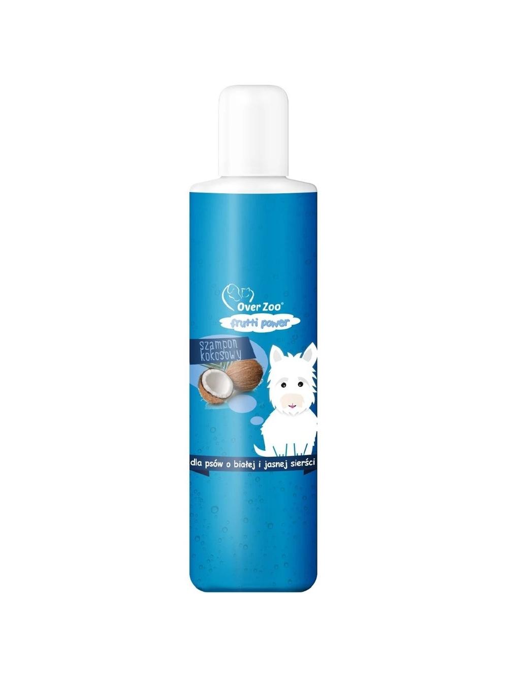 OVER ZOO Szampon Frutti Power Kokosowy dla psów o białej sierści 200ml