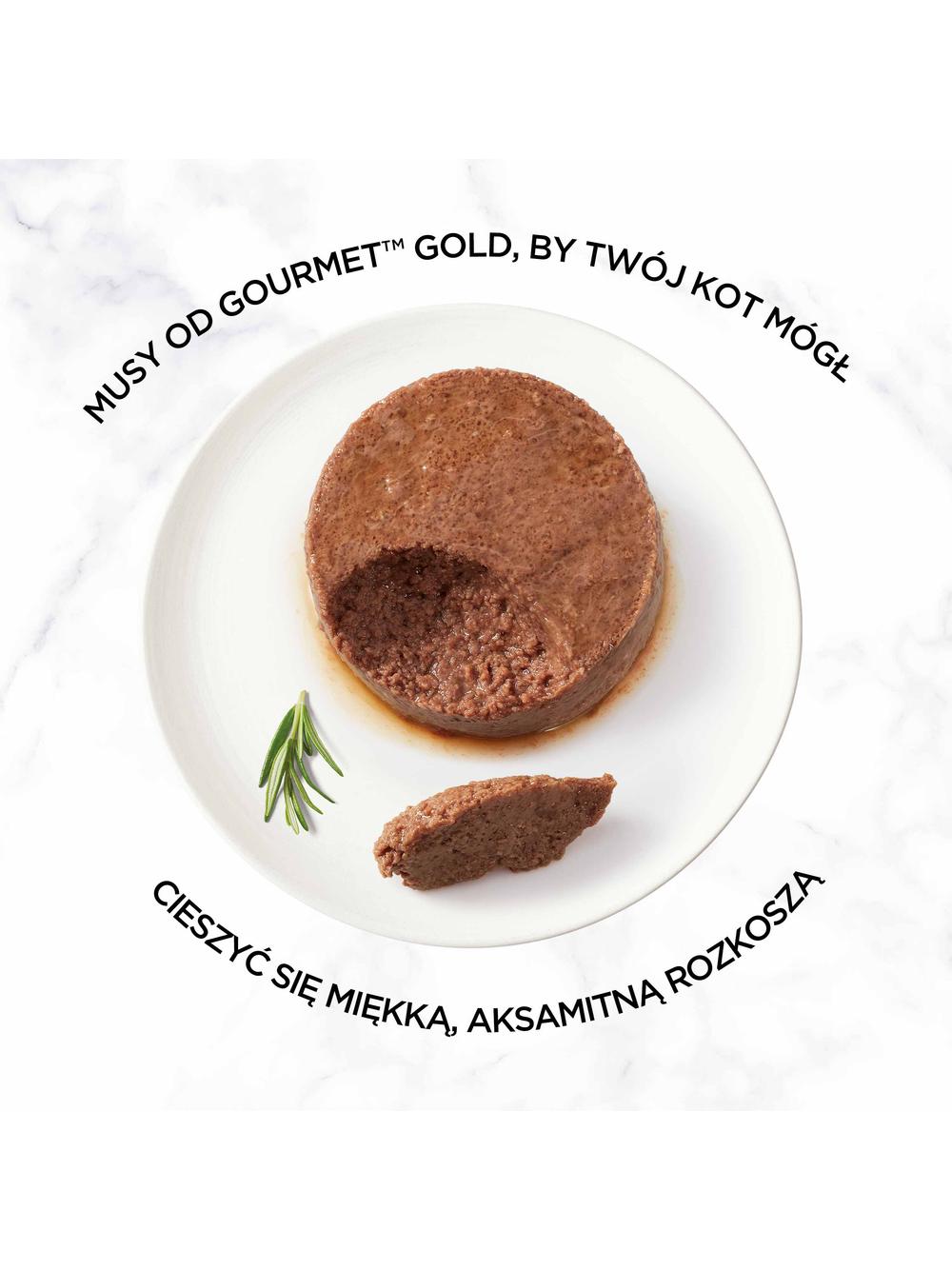 Purina Gourmet Gold mus z wołowiną 85g