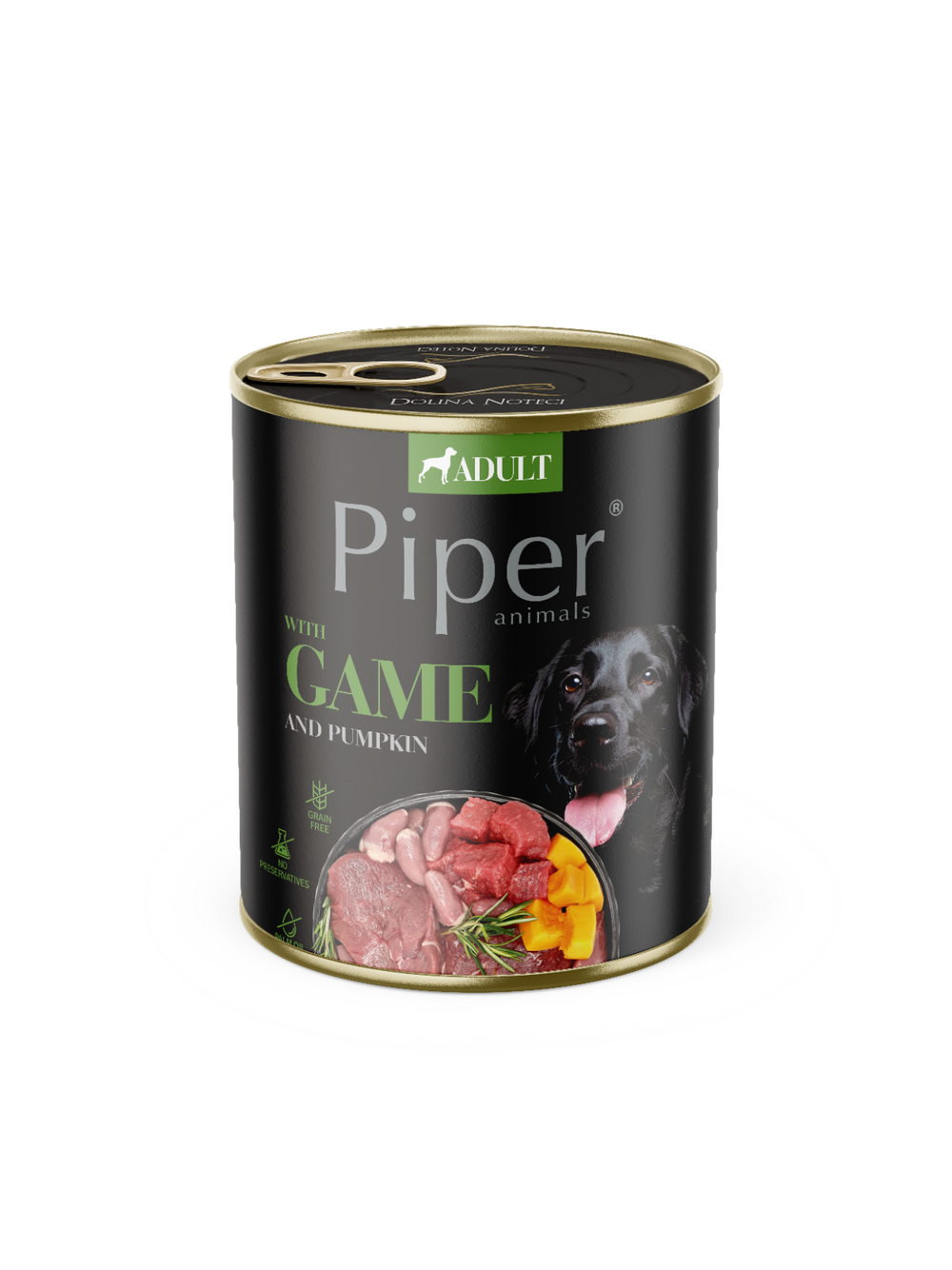 DOLINA NOTECI Piper dla psa z dziczyzną i dynią 24x800g