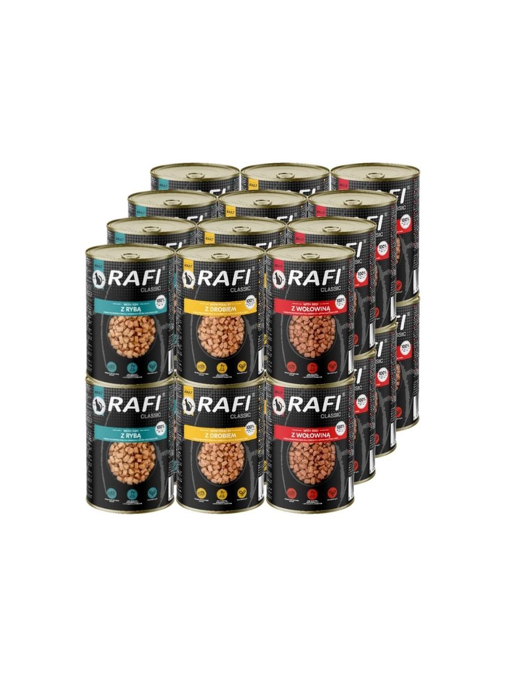 RAFI Cat Kawałki w sosie mix smaków 30x415g