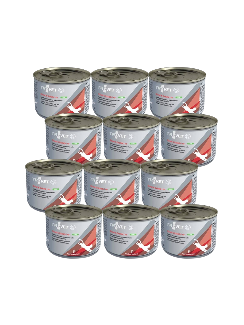 TROVET RID Renal & Oxalate (dla kota) 12x200g - jagnięcina